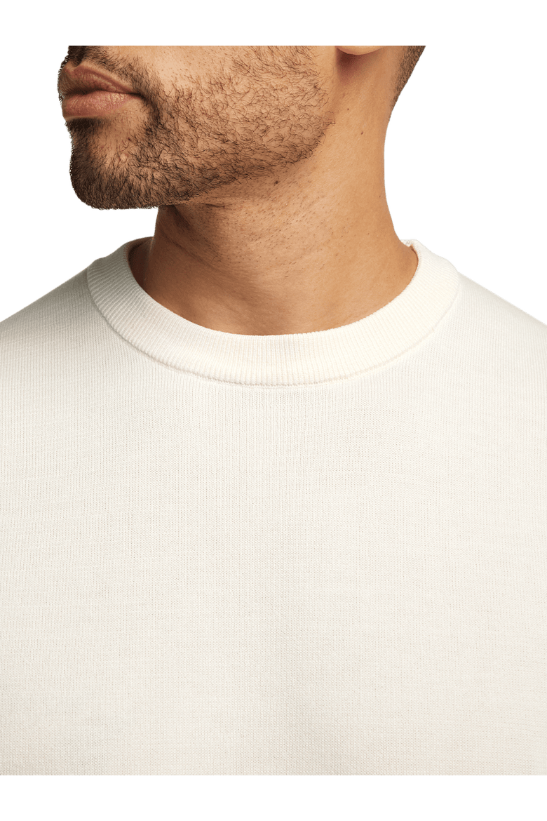 Supima Cotton Crew Neck Sweater, Alternate, color, Off White