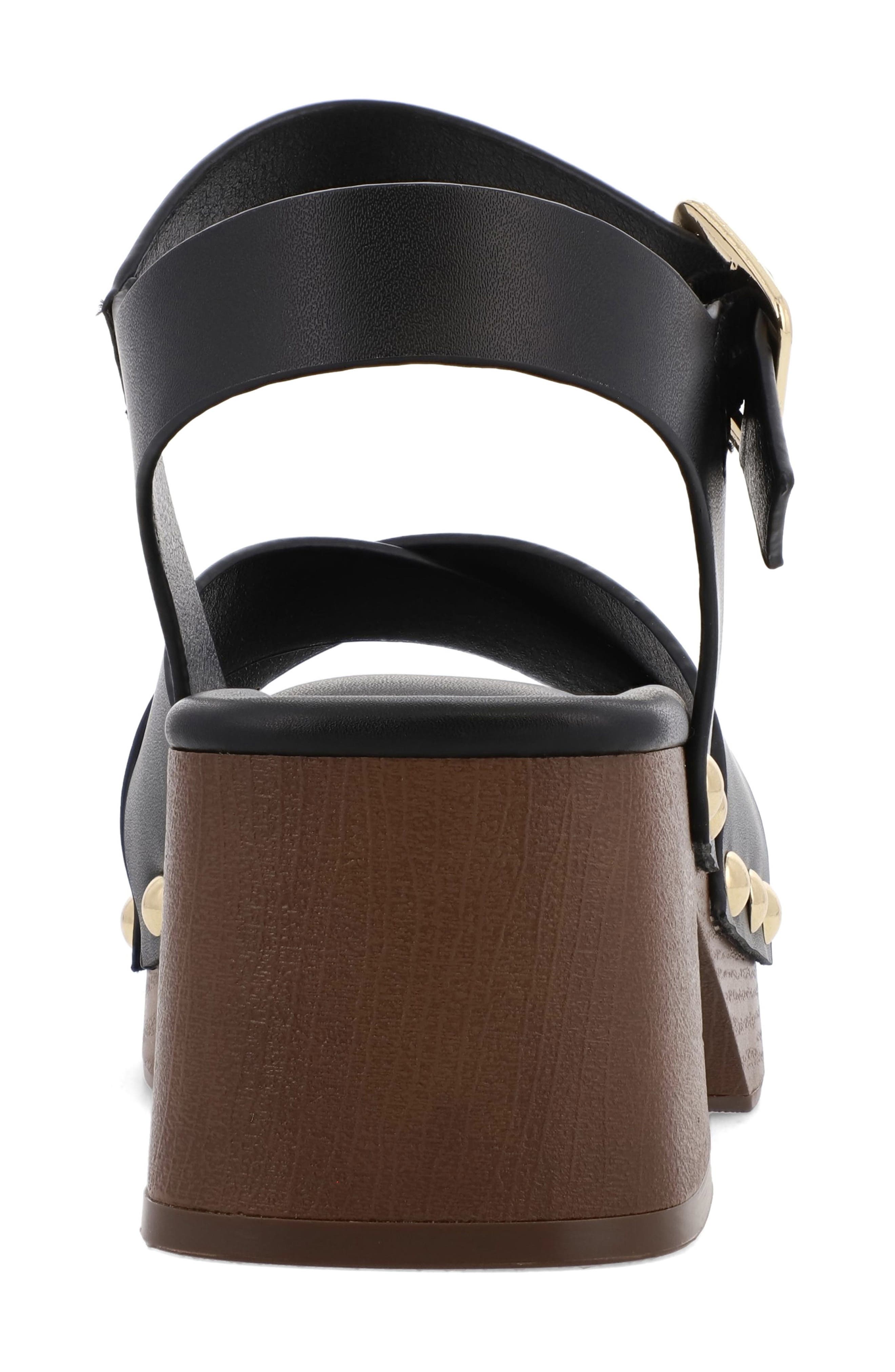 MIA Finna Platform Sandal, Alternate, color, Black