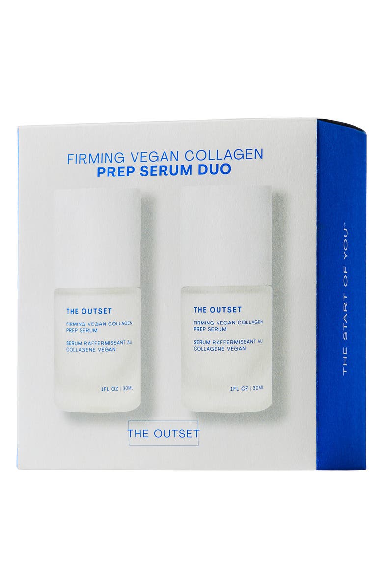 The Outset Firming Vegan Collagen Prep Serum Duo $92 Value, Alternate, color, 