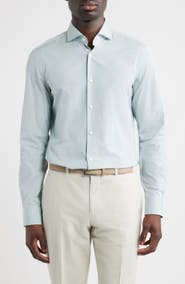 BOSS Hank Kent Slim Fit Cotton Dress Shirt