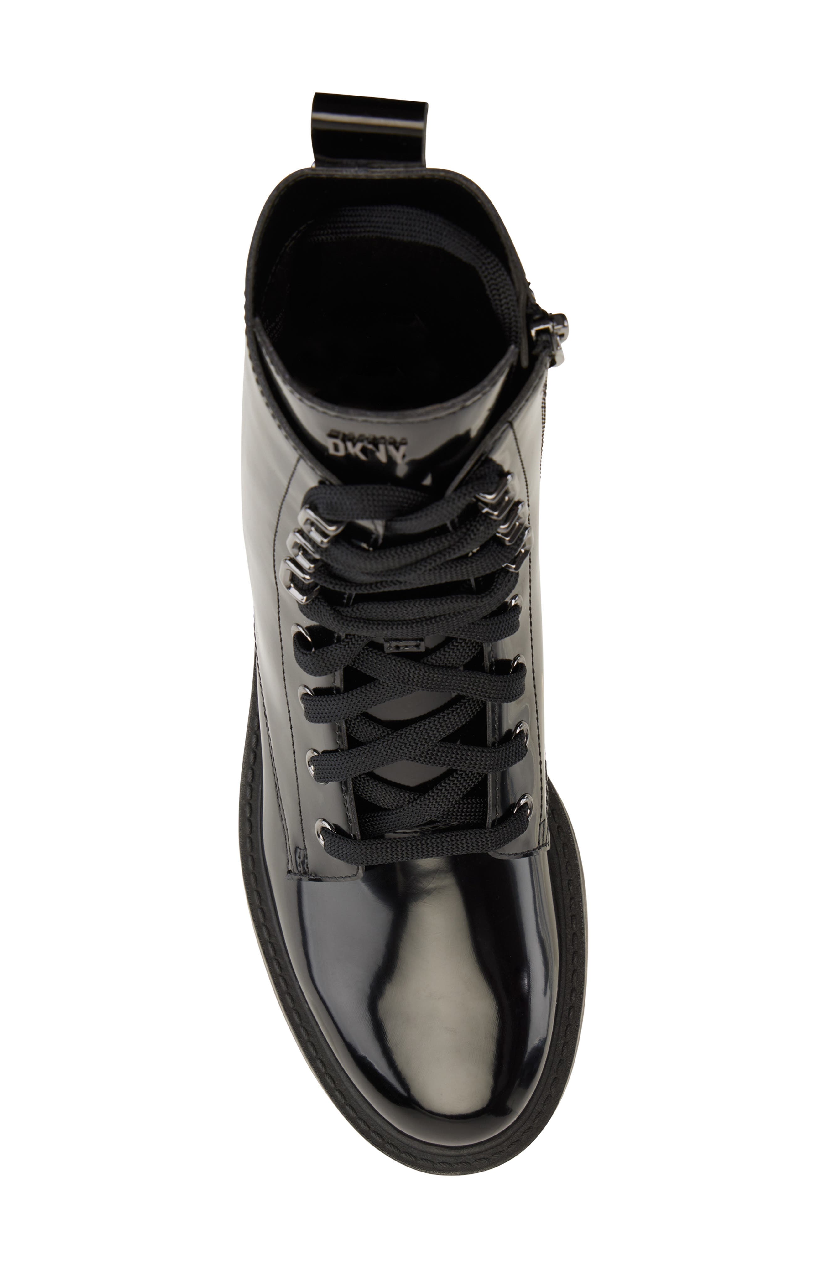 DKNY Talma Combat Boot, Alternate, color, Black