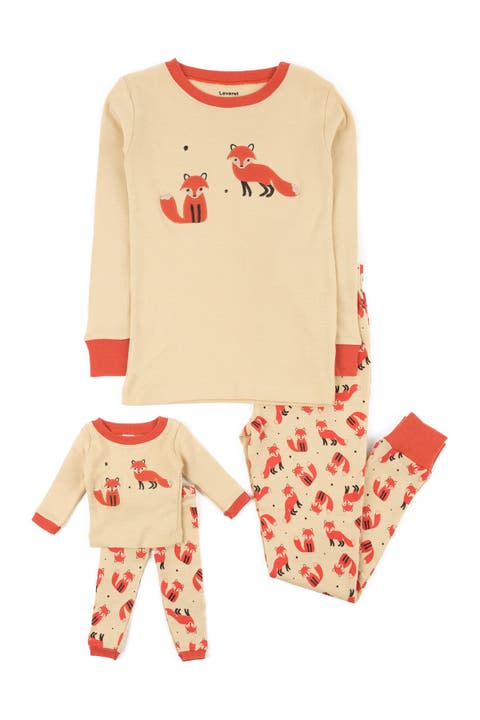 Fox Pajama & Matching Doll Pajama Set