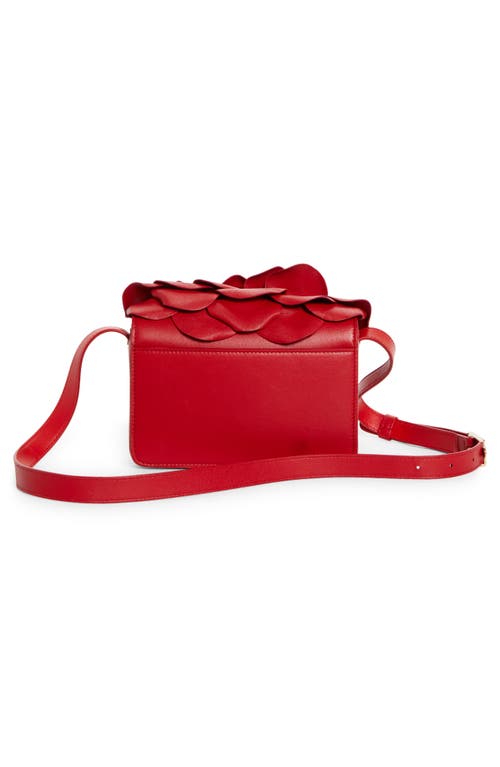 Christian Louboutin Small Loubi54 3d Rose Leather Crossbody Bag