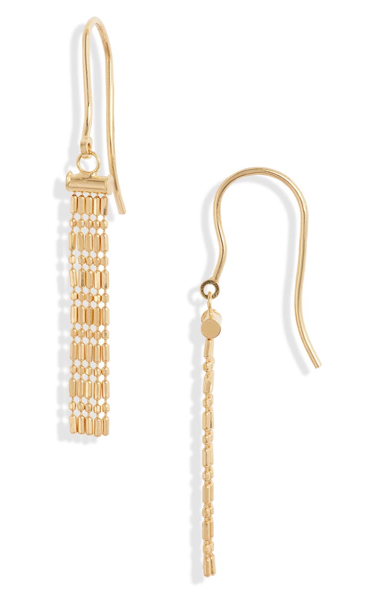 Bony Levy 14K Gold Fringe Drop Earrings, Main, color,