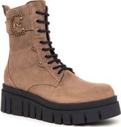 NeroGiardini Lug Sole Lace Up Bootie