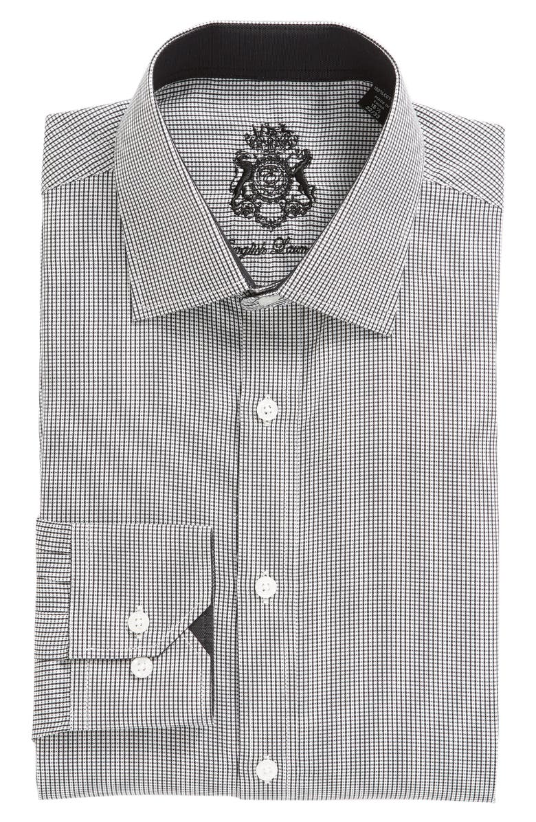 English Laundry Trim Fit Check Dress Shirt, Alternate, color,