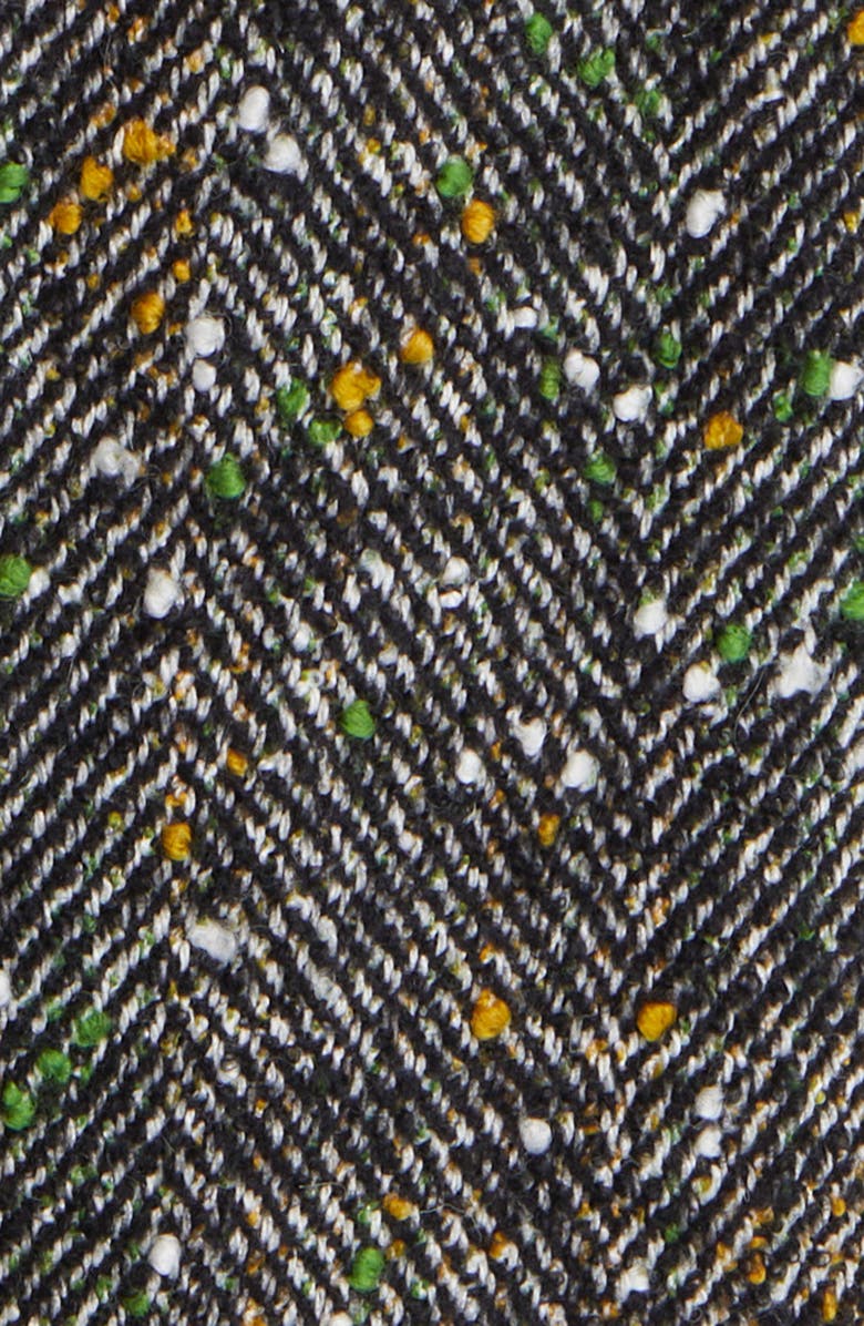 BOSS Clifi Herringbone Longline Coat, Alternate, color, Open Misc