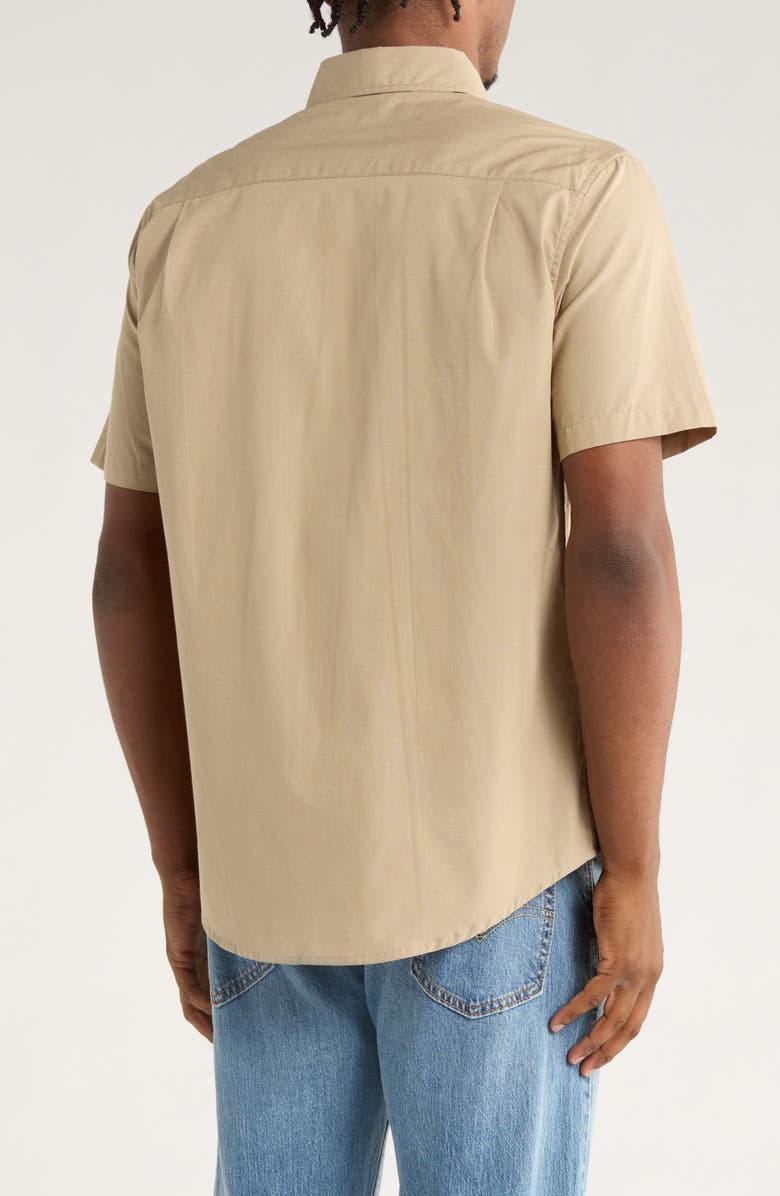Quiksilver Fallbrook Classic Fit Short Sleeve Shirt, Alternate, color, Twill