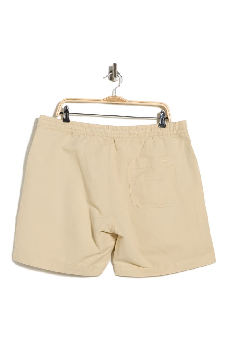Burnbridge Linen & Cotton Shorts, Alternate, color, STONE