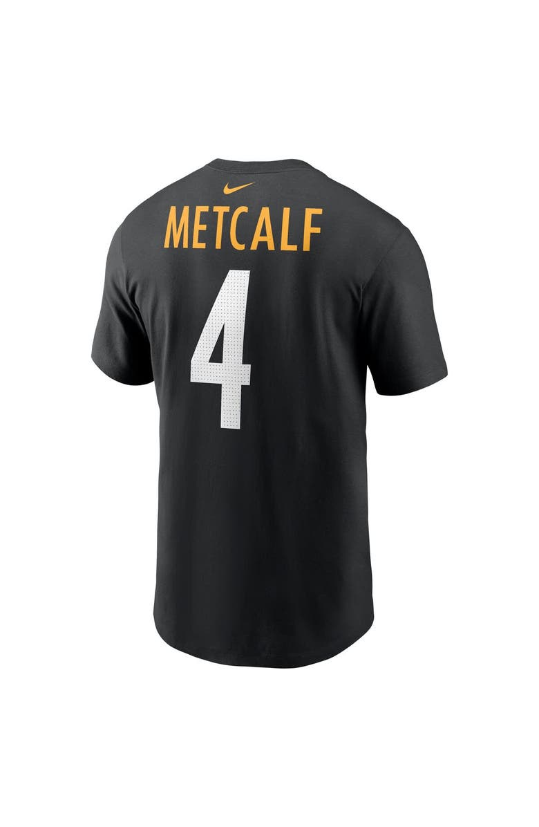 Nike Men's Nike DK Metcalf Black Pittsburgh Steelers Name & Number T-Shirt, Alternate, color, Black