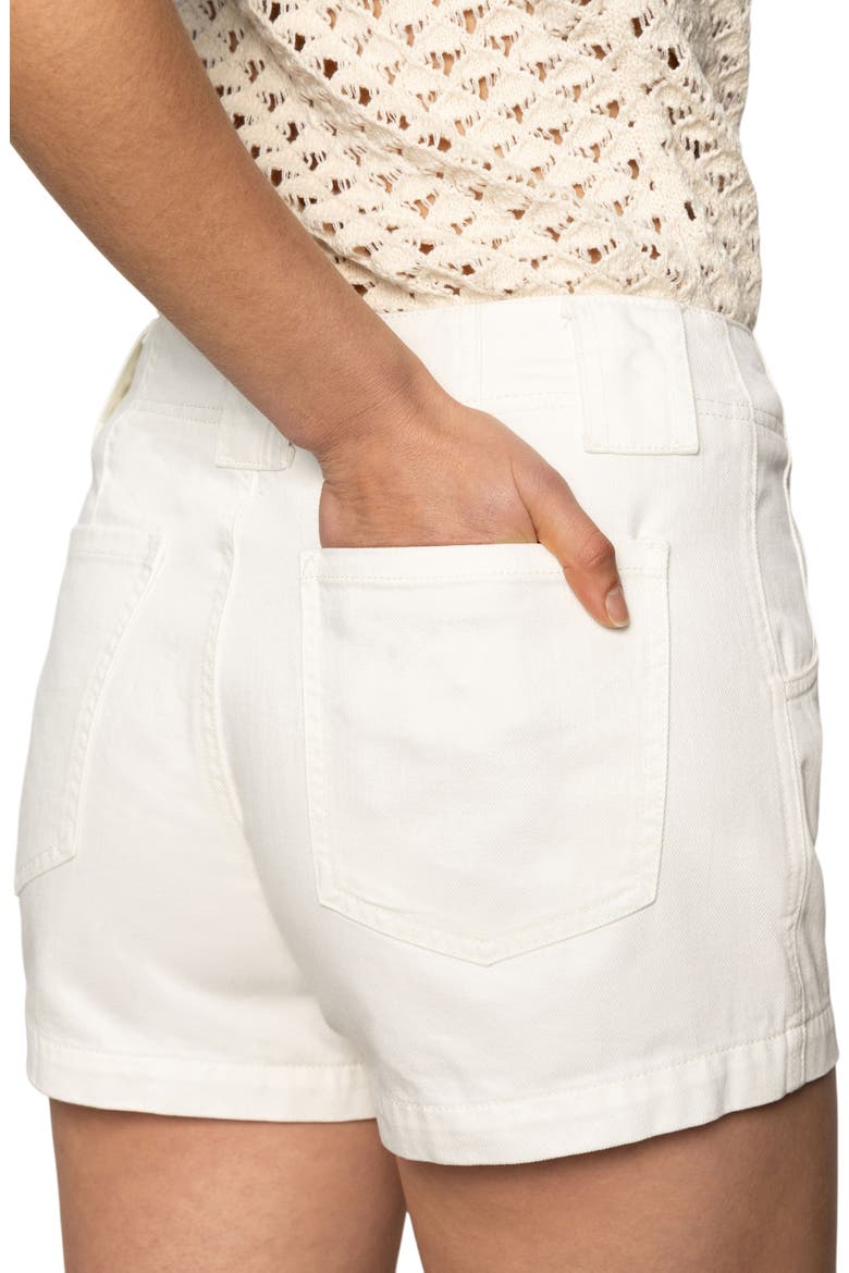 Arden Denim Shorts, Alternate, color, BRILLIANT WHITE