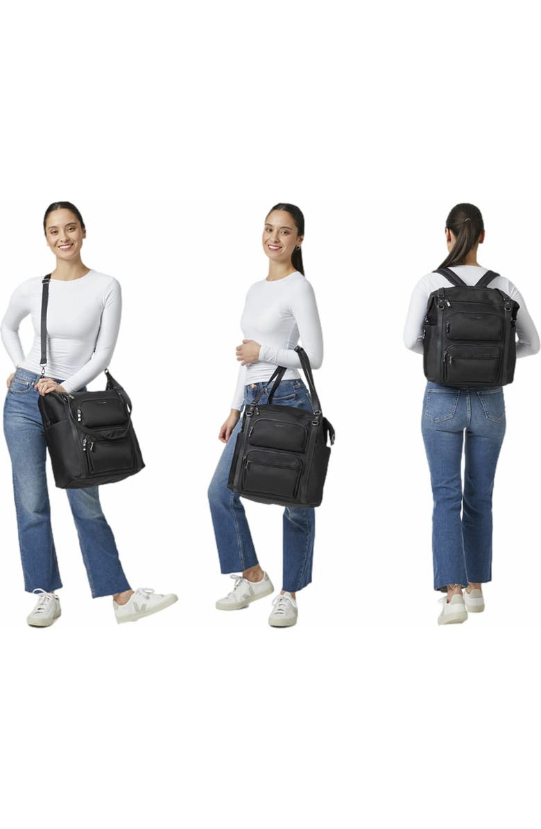 BAGGALLINI Nolita Convertible Backpack, Alternate, color, Black