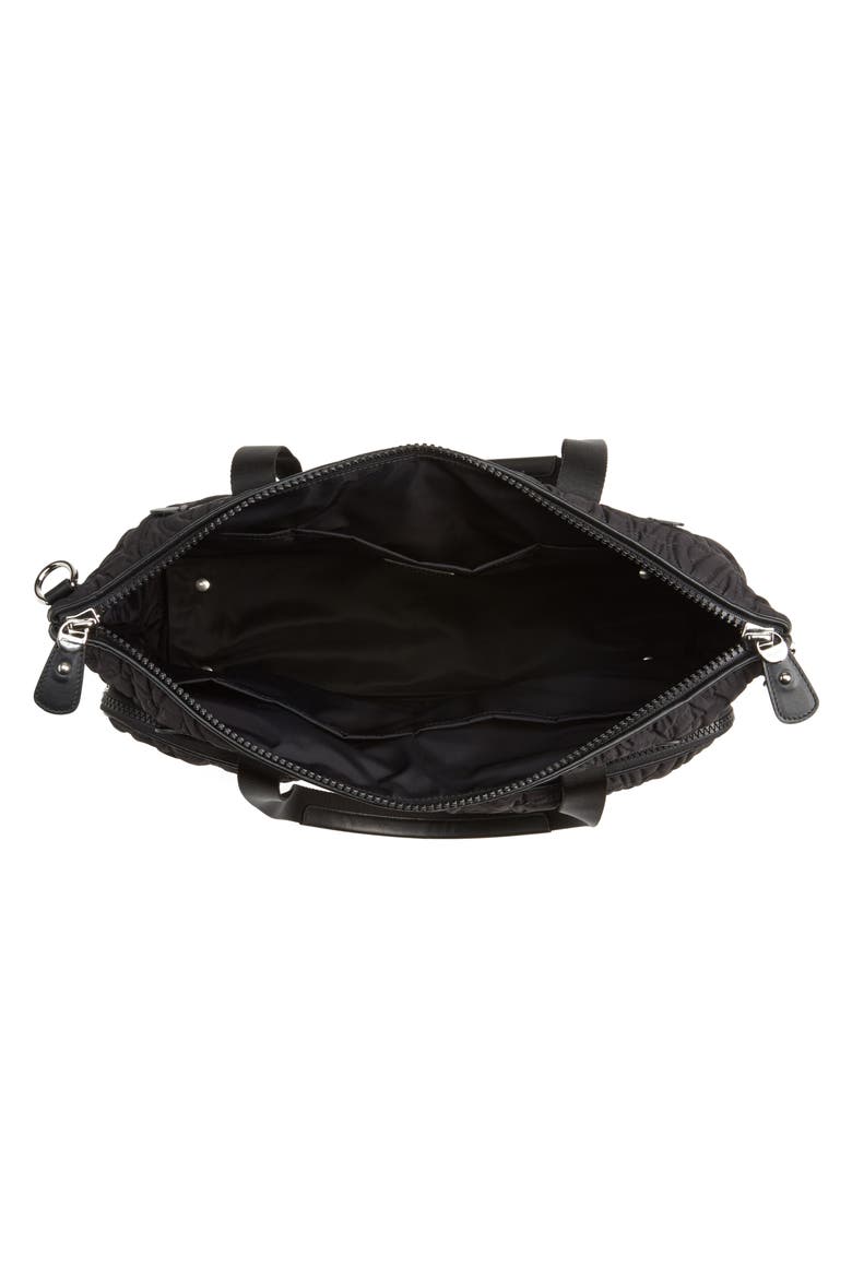 Salvatore Ferragamo Poppins Nylon Diaper Bag, Alternate, color, NERO