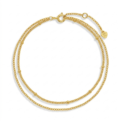 Layered Satellite Womens Bracelet