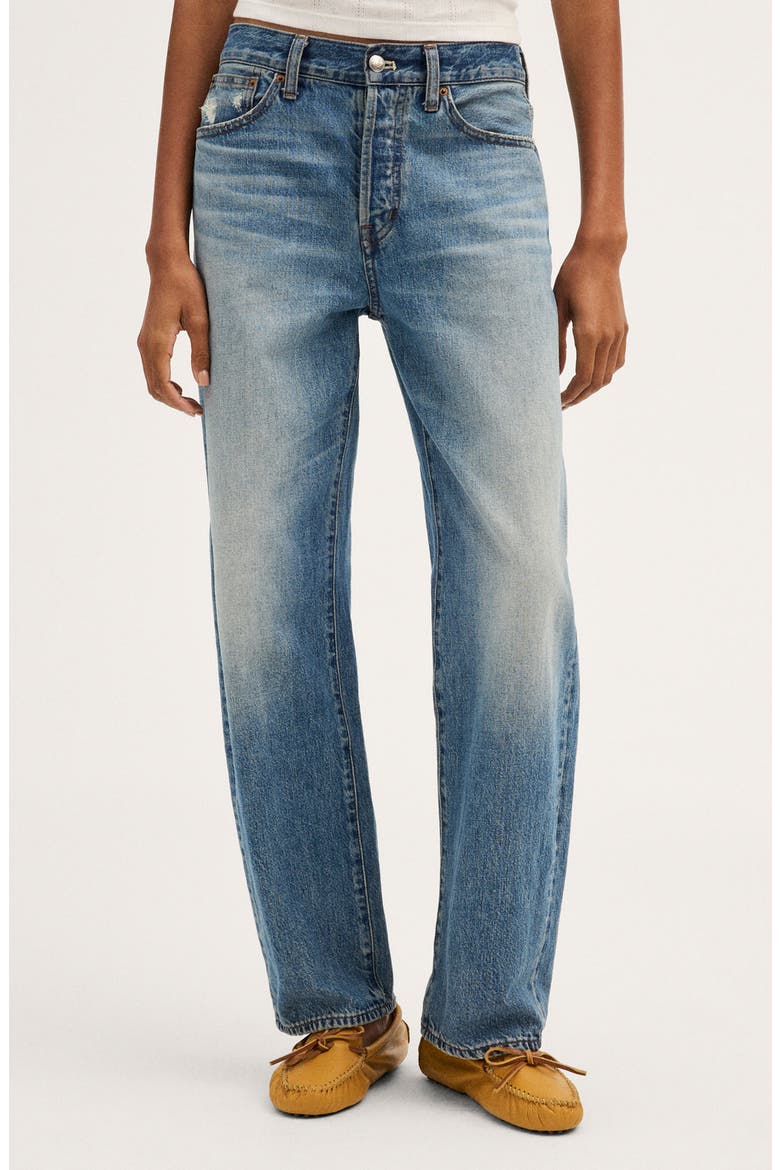 The Barrel Leg Jeans, Main, color, SOLSTICE WASH