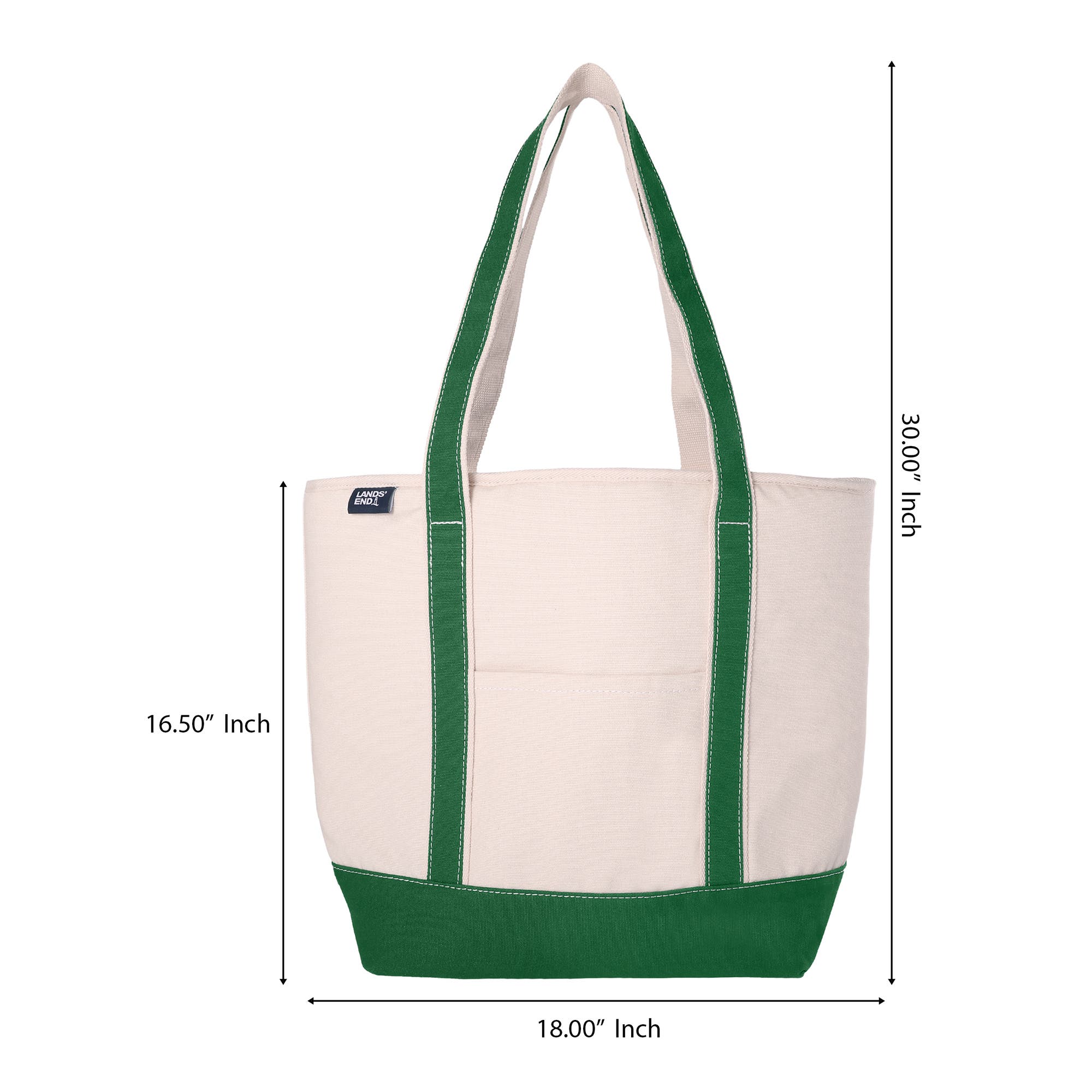 Insulated Tote Bag with Zip Closure, Large Cooler Bag for Travel, Pool, and Park, Alternate, color, Kelly Green