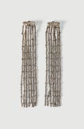Brunello Cucinelli Frayed earrings in Sterling Silver
