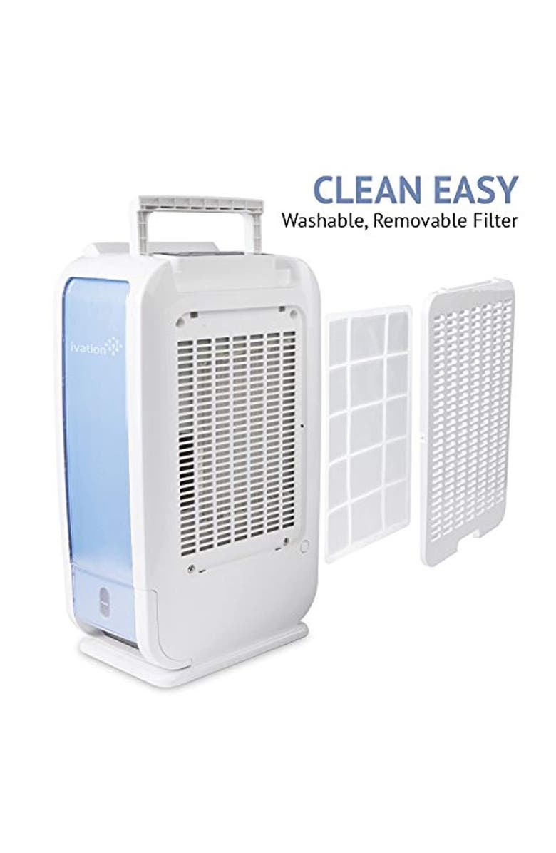 Ivation 13-Pint Small-Area DesIccant Dehumidifier for Bedroom or Bathroom for Spaces Up to 270 Sq Ft, Alternate, color, White