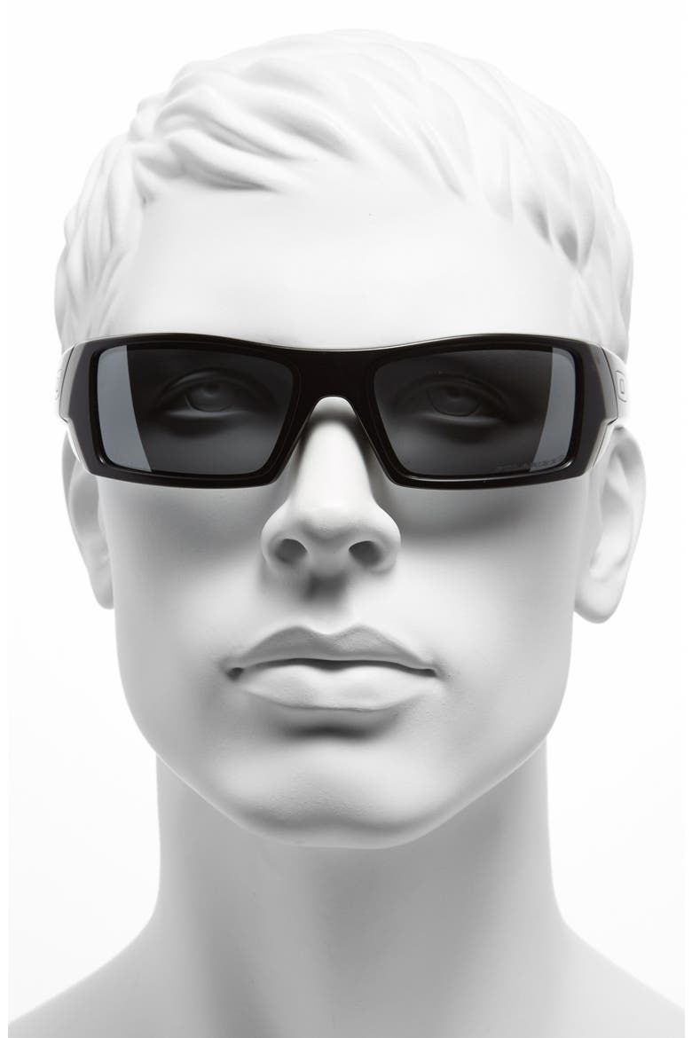 'Gascan' 60mm Polarized Sunglasses, Alternate, color, MATTE BLACK