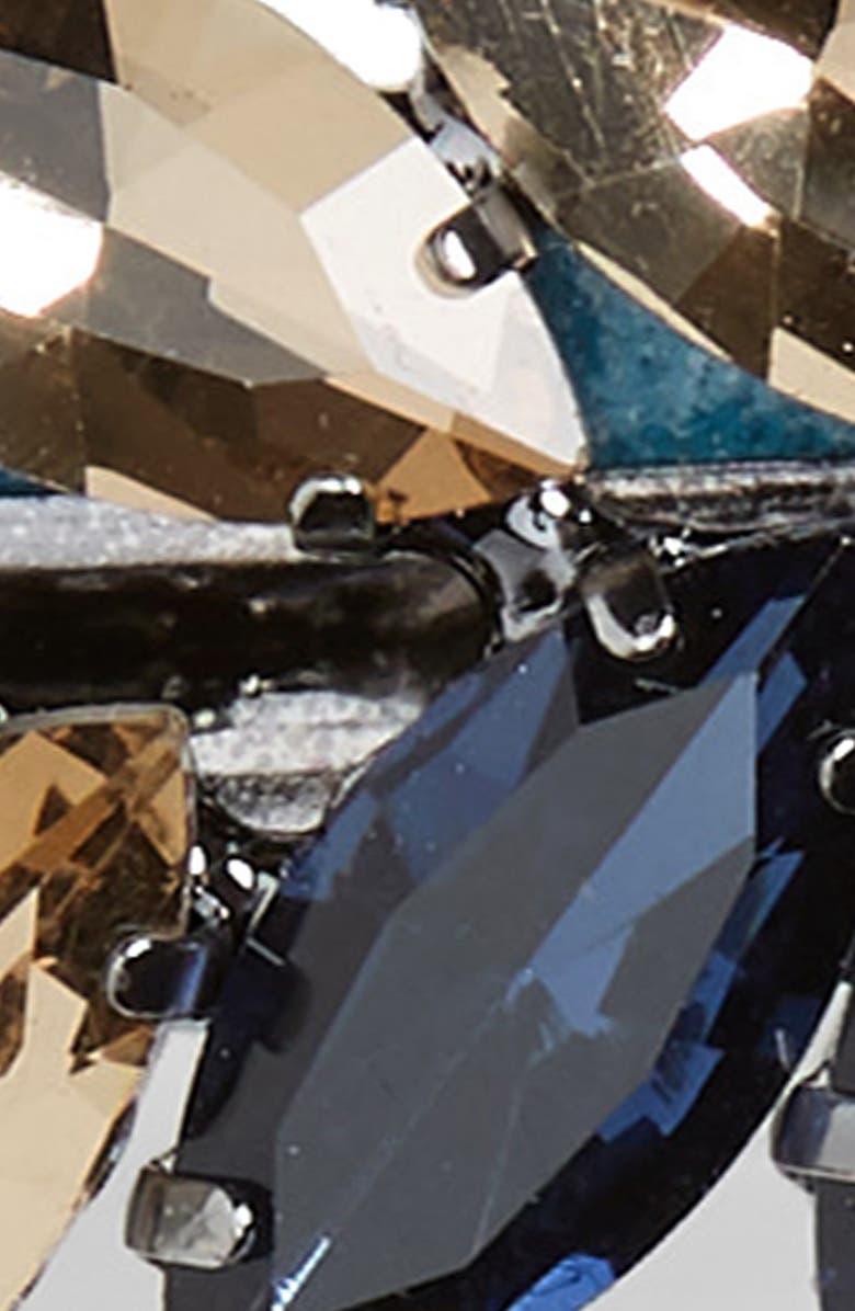 Tasha Crystal Leaf Barrette, Alternate, color, 