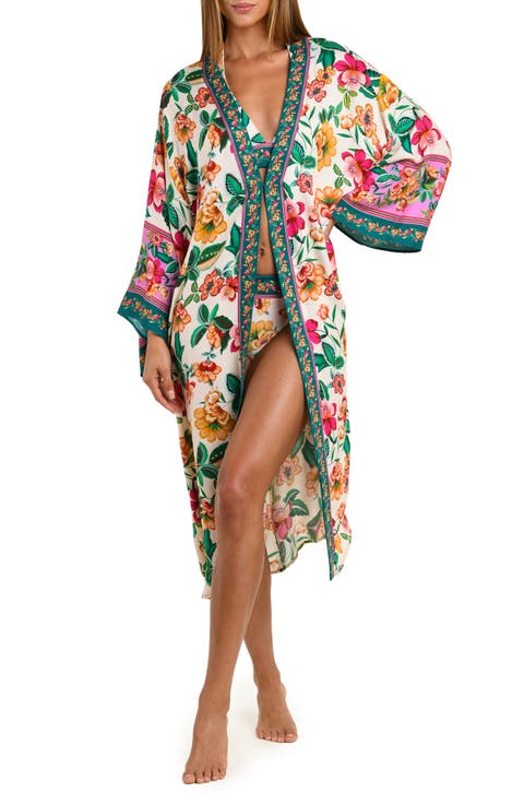 Zen Garden Satin Cover-Up