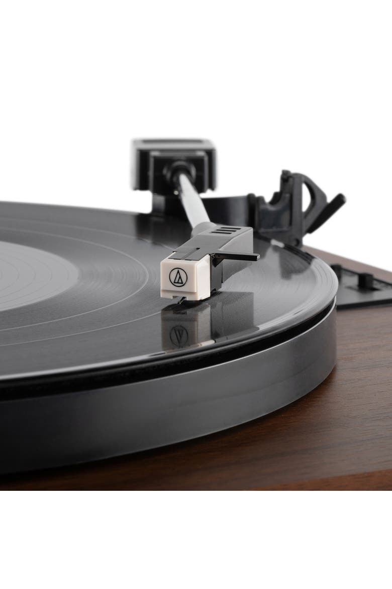 Harmony Turntable System with Speakers, Alternate, color, Walnut
