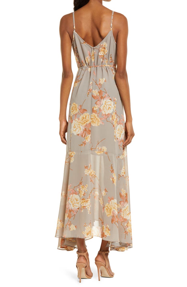 Lulus Feeling Freesia Floral Dress, Alternate, color, 