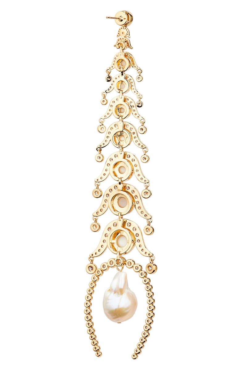 Zimmermann Muse Drop Earrings, Alternate, color, Gold/ Pearl