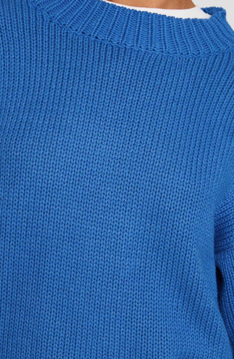 Princess Polly Harmony Oversize Balloon Sleeve Sweater, Alternate, color, Blue