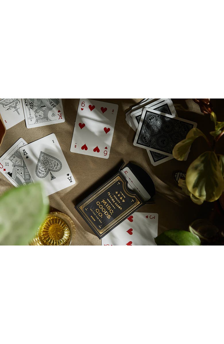Misc. Goods Co. Black Playing Cards Deck, Alternate, color, 
