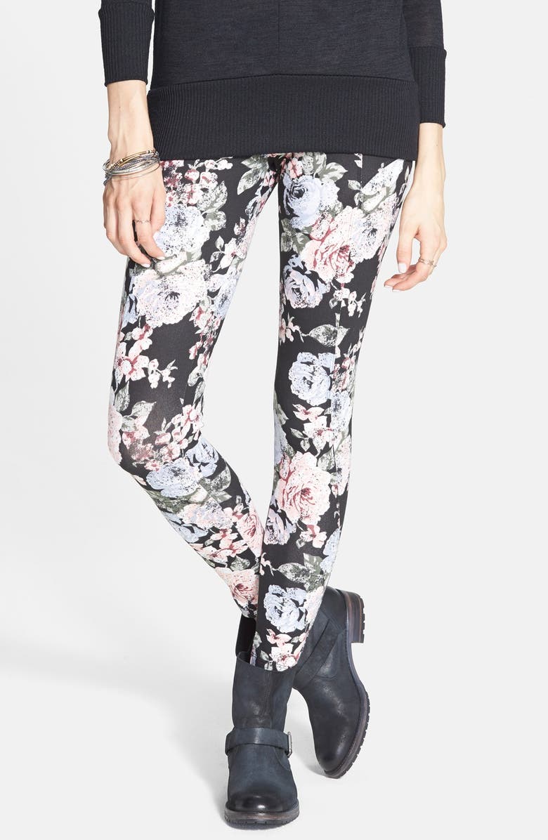 Volcom 'Get Going' Print Leggings, Main, color, 