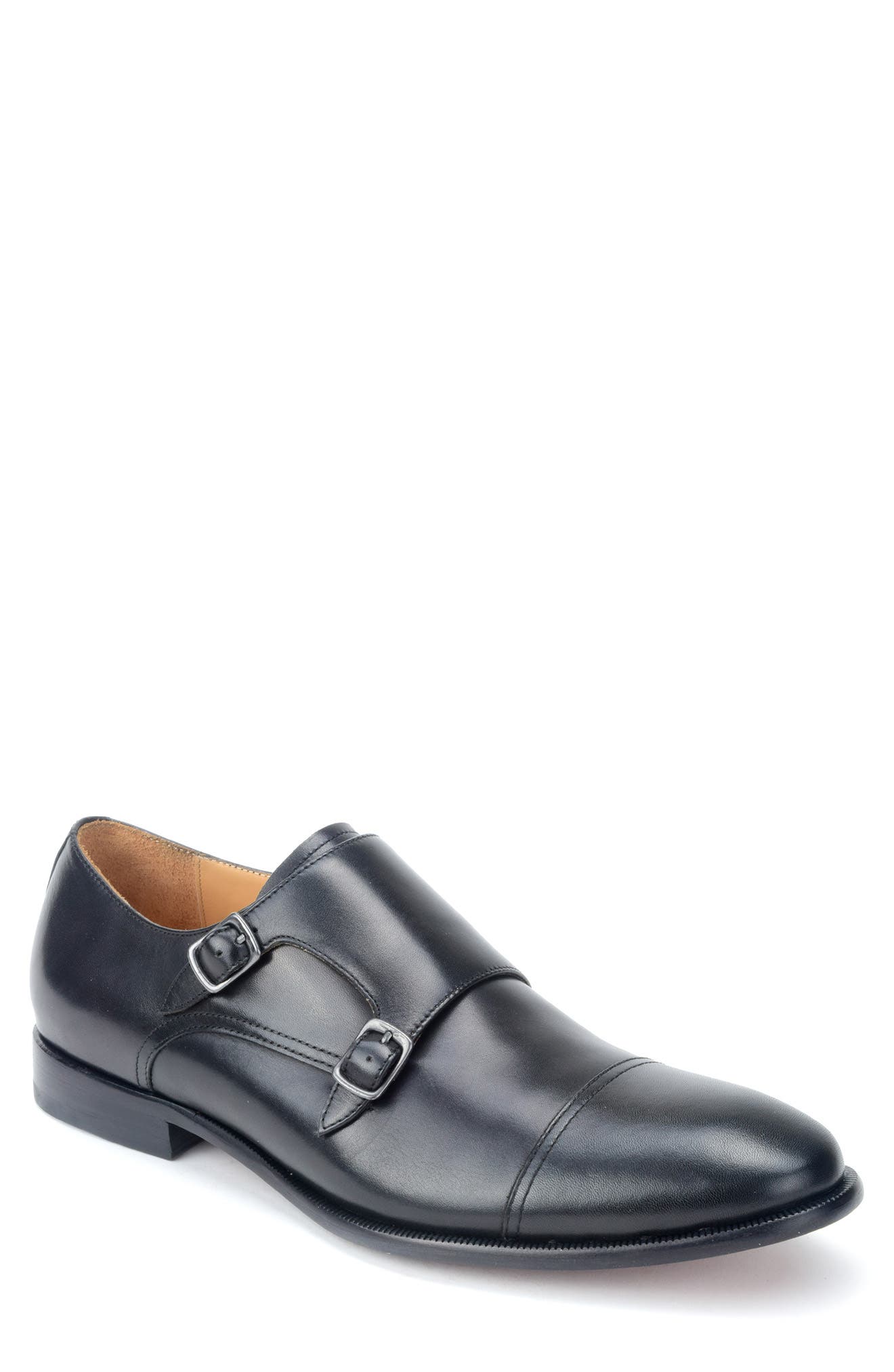 Warfield & Grand Coleman Double Monk Strap Shoe, Main, color, 