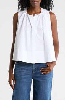 Kenneth Cole Paperbag Neck Sleeveless Top