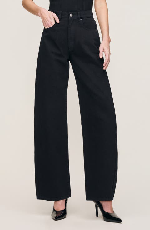 Taylor Relaxed Barrel High Waist Jeans