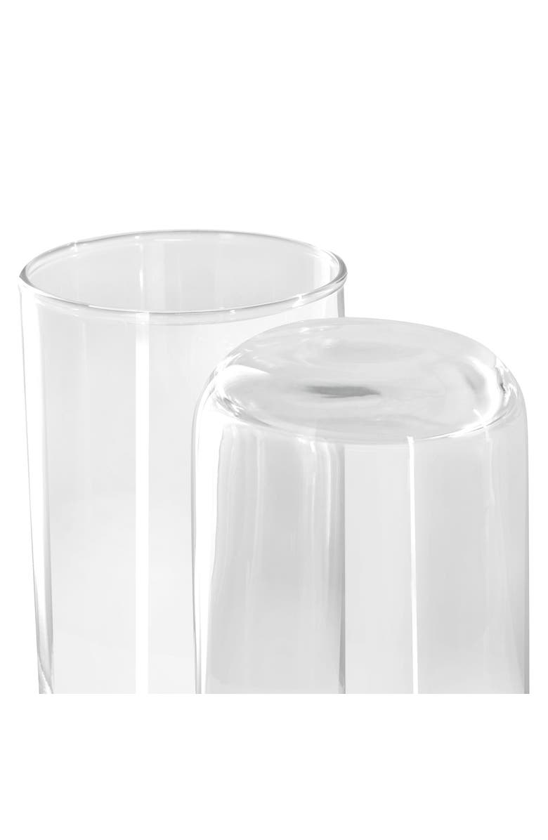 Gibson Home Emory 4 Piece 17 Ounce Clear Glass Tumbler Set, Alternate, color, Clear