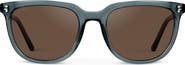 WMP Eyewear Abner - 52mm Classic Square Polarized Sunglasses