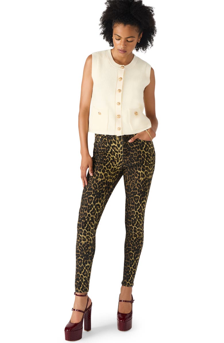 Steve Madden Aliya Sweater Vest, Alternate, color, Cream