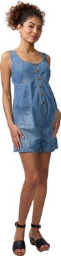 Ingrid & Isabel Sleeveless Soft Denim Romper
