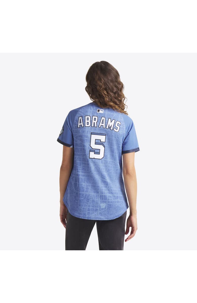 Nike Women's Nike CJ Abrams Blue Washington Nationals 2025 City Connect Limited Jersey, Alternate, color, 