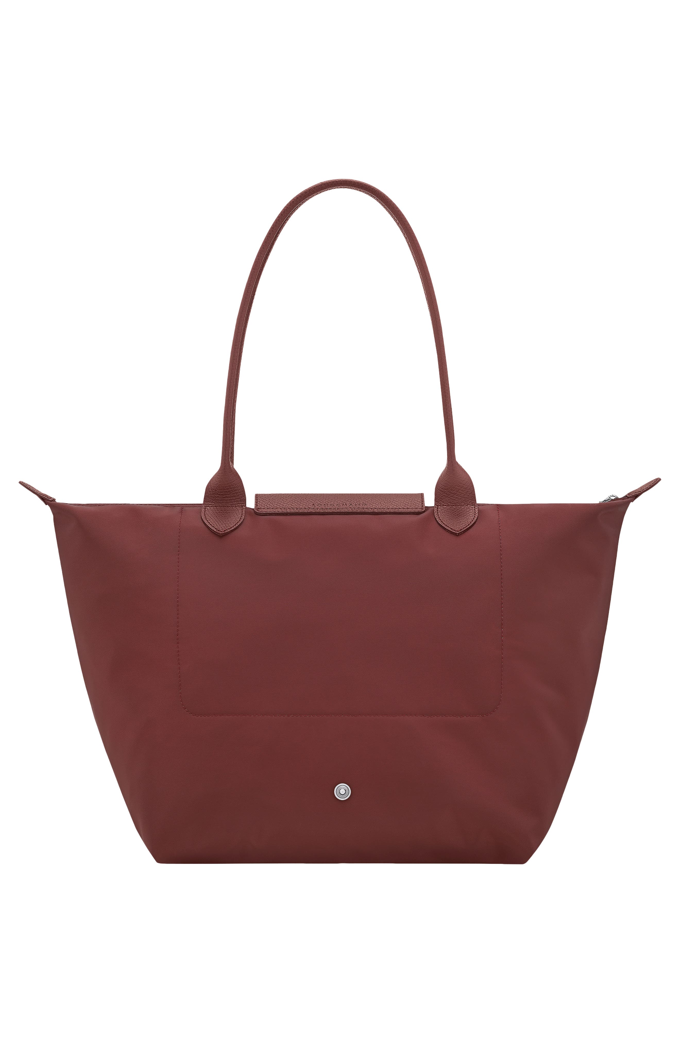 Longchamp Large Le Pliage One Nylon Shoulder Tote, Alternate, color, Burgundy