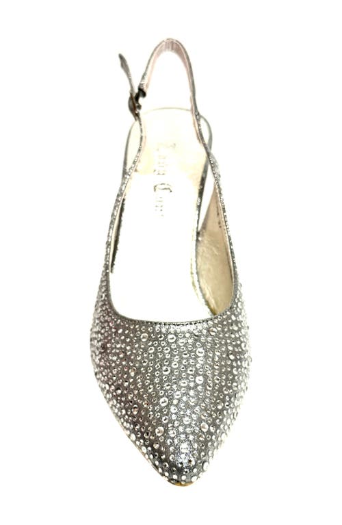 Lady Couture Slingback Pump In Silver