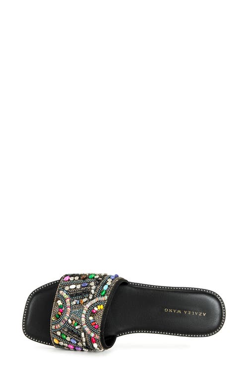 Azalea Wang Essere Slide Sandal In Black