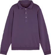 Fortela Hunting Long Sleeve Fleece Jersey Polo Shirt