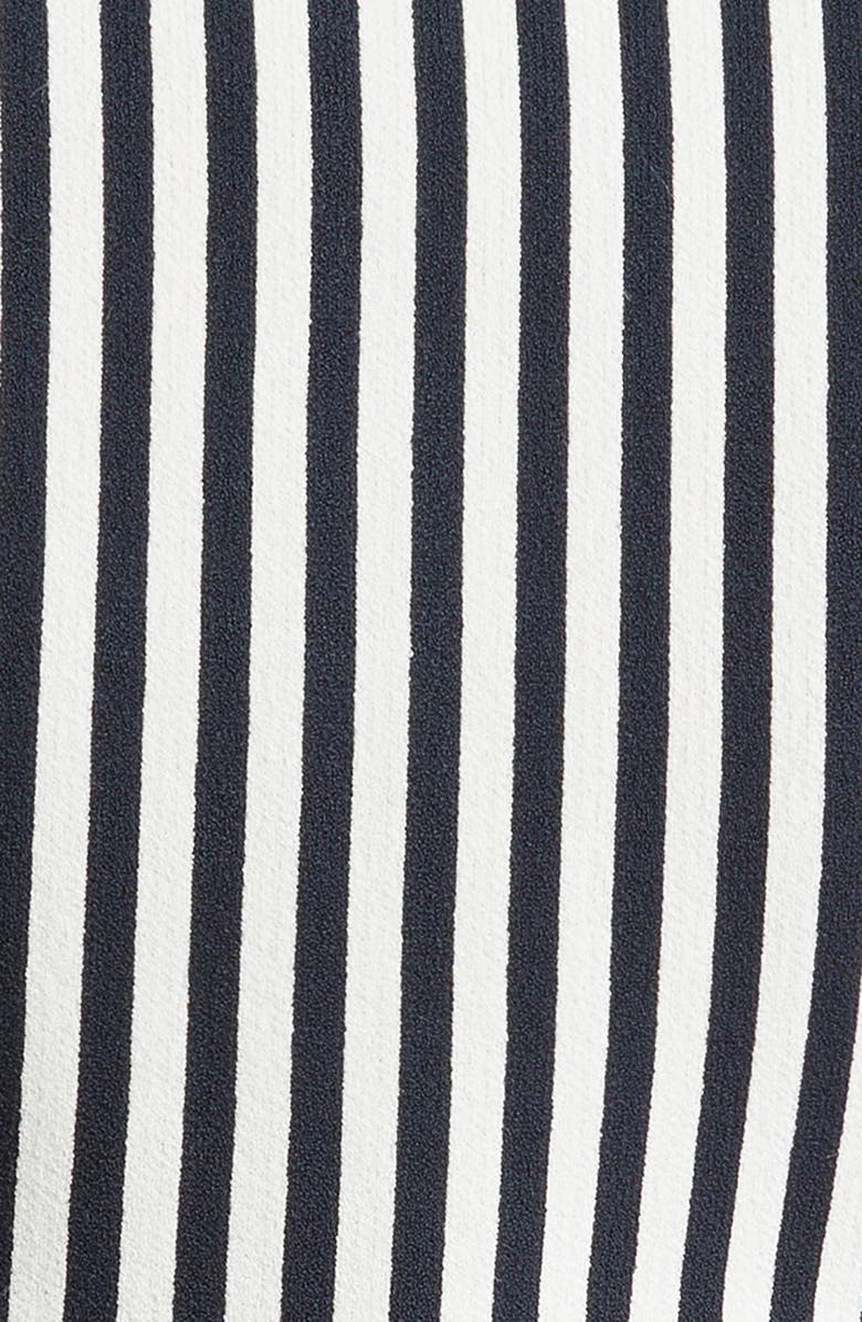 Veronica Beard Leland Stripe Sweater Vest, Alternate, color, Navy Off-White