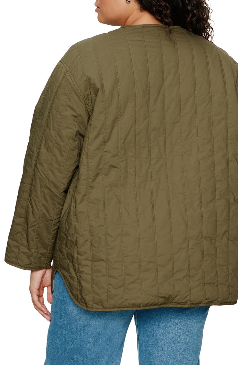 Sanctuary Reversible Quilted Jacket, Alternate, color, Kalamata Green