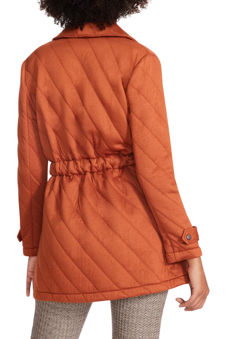 Kennedy Quilted Knit Jacket, Alternate, color, MOCHA BISQUE