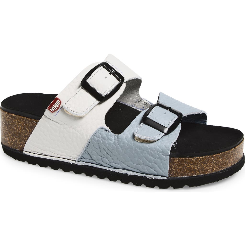 On Foot Naoshima Double Strap Slide Sandal In Multi