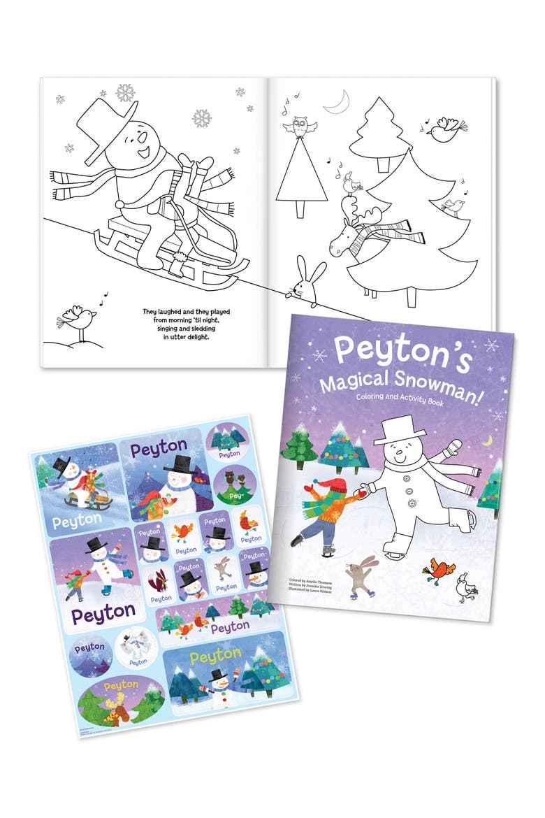 My Magical Snowman Coloring Book, Main, color, BOY