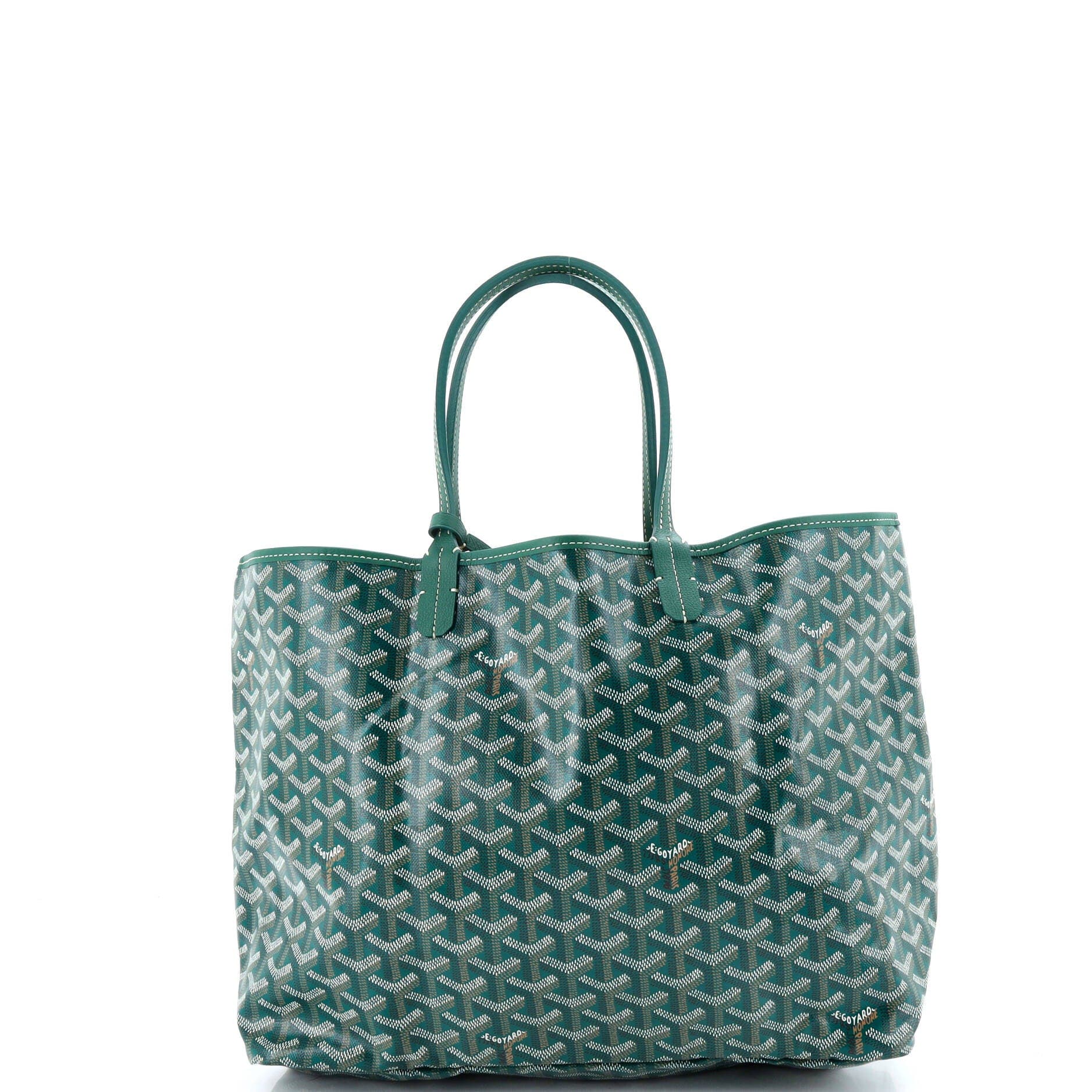 Saint Louis Tote Coated Canvas PM, Alternate, color, Green