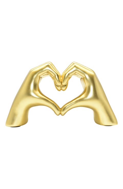Heart Sign Hands Sculpture